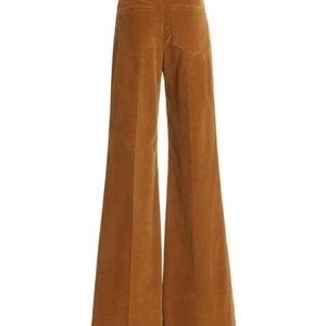 Victoria Beckham Alina corduroy pants brown size us 8 fits like a 4